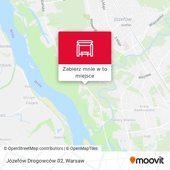 Mapa Józefów Drogowców