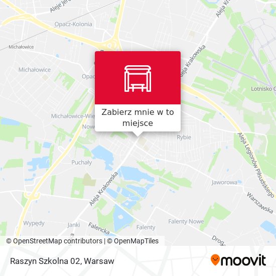 Mapa Raszyn Szkolna 02