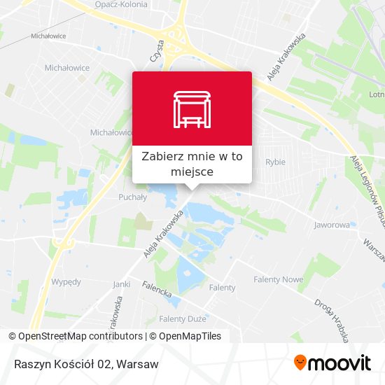 Mapa Raszyn Kościół