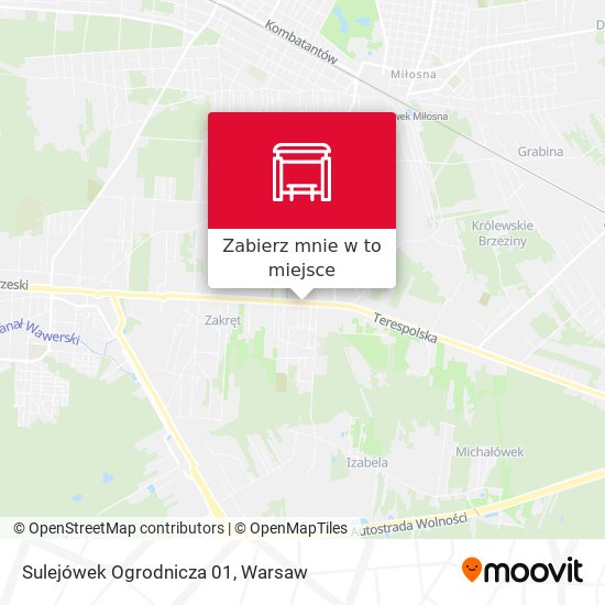 Mapa Sulejówek Ogrodnicza 01