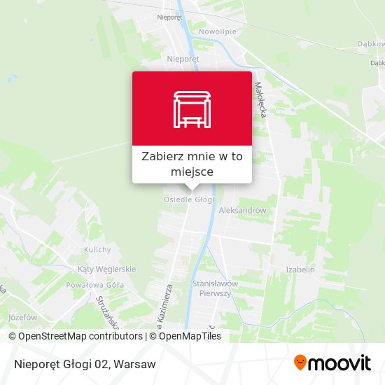 Mapa Nieporęt Głogi 02