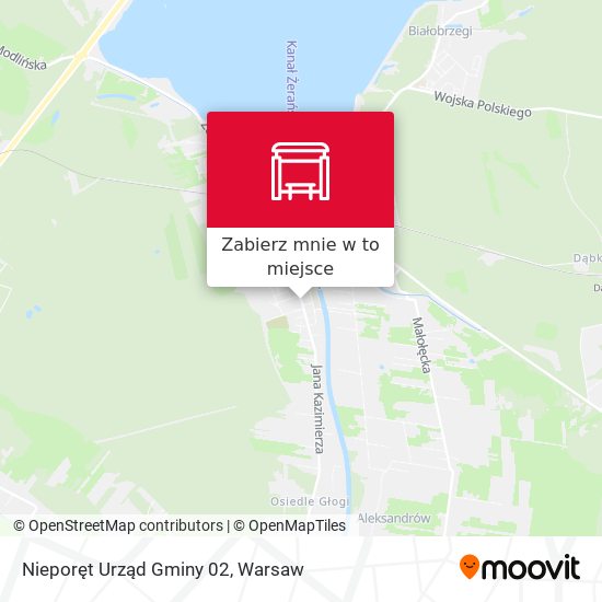 Mapa Nieporęt Urząd Gminy 02