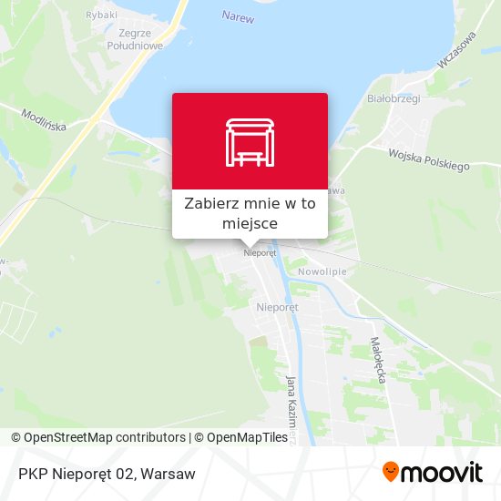 Mapa PKP Nieporęt 02