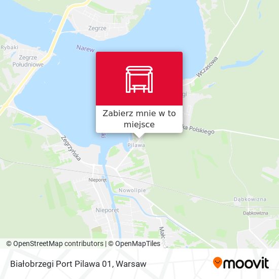 Mapa Białobrzegi Port Pilawa 01