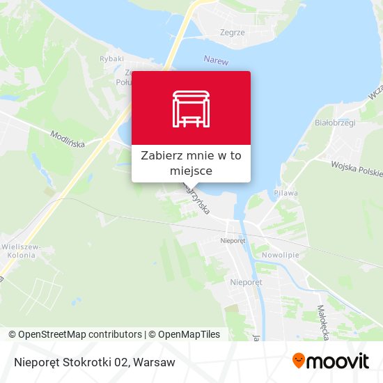 Mapa Nieporęt Stokrotki 02