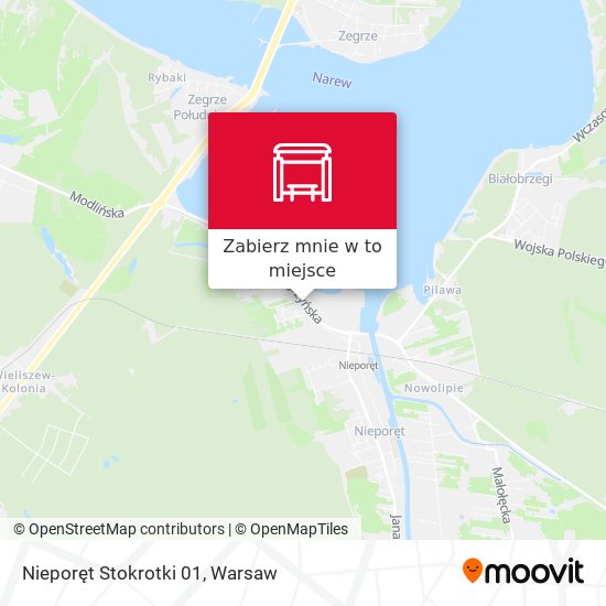 Mapa Nieporęt Stokrotki 01