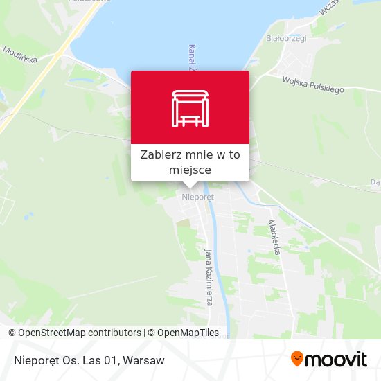 Mapa Nieporęt Os. Las 01