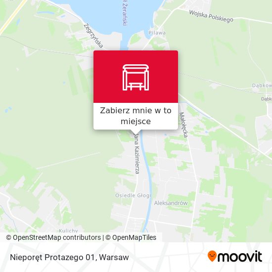 Mapa Nieporęt Protazego