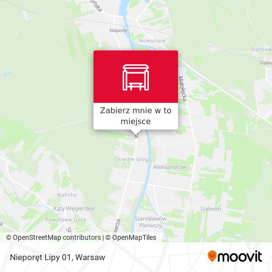 Mapa Nieporęt Lipy 01