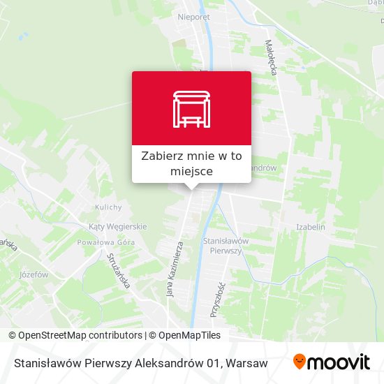 Mapa Stanisławów Pierwszy Aleksandrów