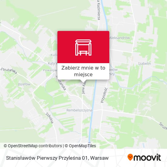 Mapa Stanisławów Pierwszy Przyleśna 01