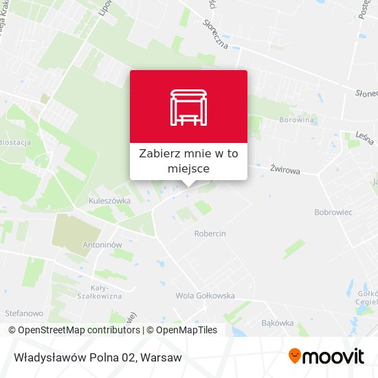 Mapa Władysławów Polna 02