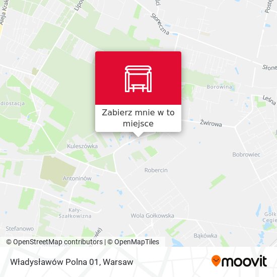 Mapa Władysławów Polna 01