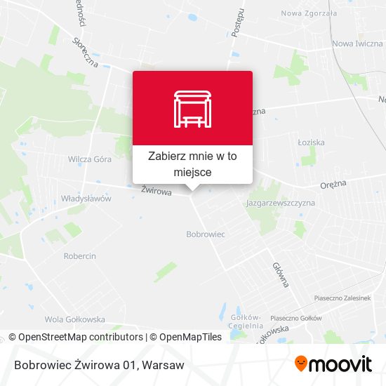 Mapa Bobrowiec Żwirowa 01