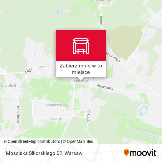 Mapa Mościska Sikorskiego 02