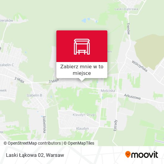 Mapa Laski Łąkowa 02