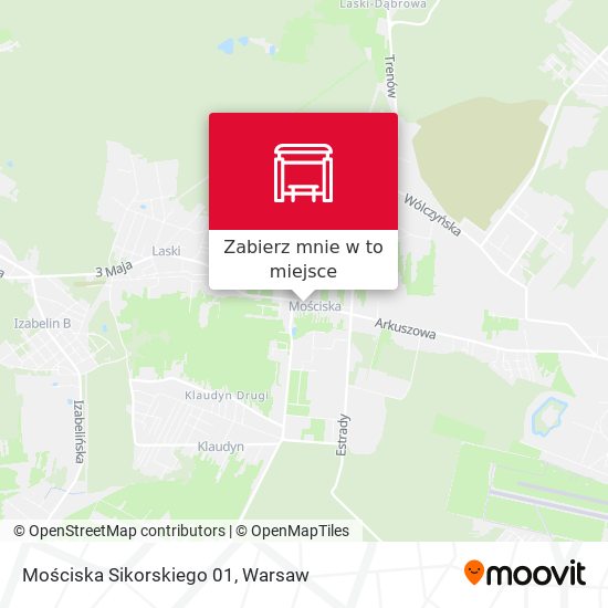 Mapa Mościska Sikorskiego 01