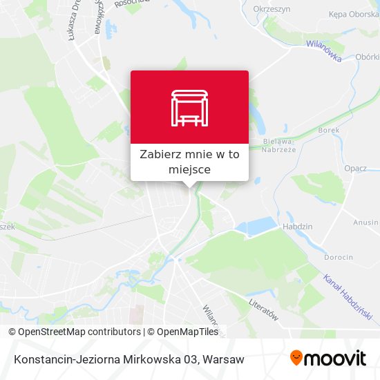 Mapa Konstancin-Jeziorna Mirkowska 03