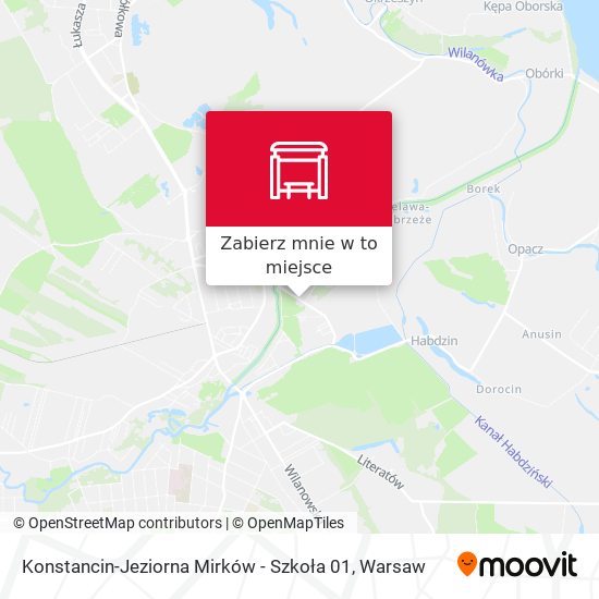 Mapa Konstancin-Jeziorna Mirków - Szkoła 01