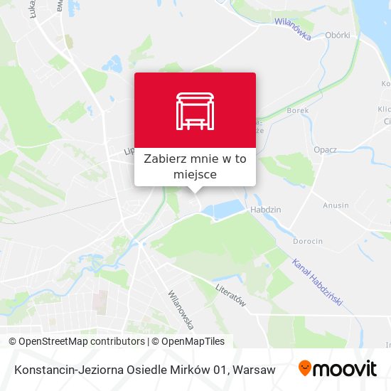 Mapa Konstancin-Jeziorna Osiedle Mirków 01