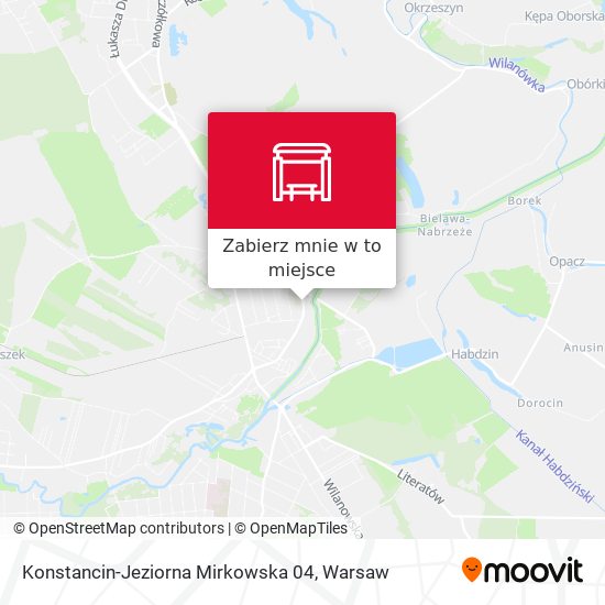 Mapa Konstancin-Jeziorna Mirkowska 04