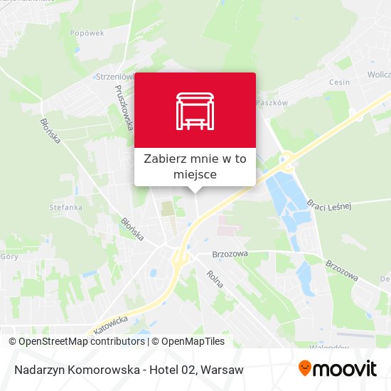 Mapa Nadarzyn Komorowska - Hotel 02