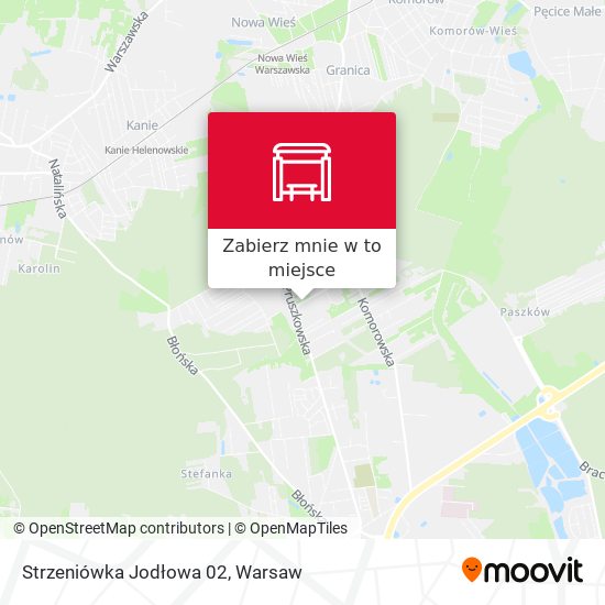 Mapa Strzeniówka Jodłowa 02