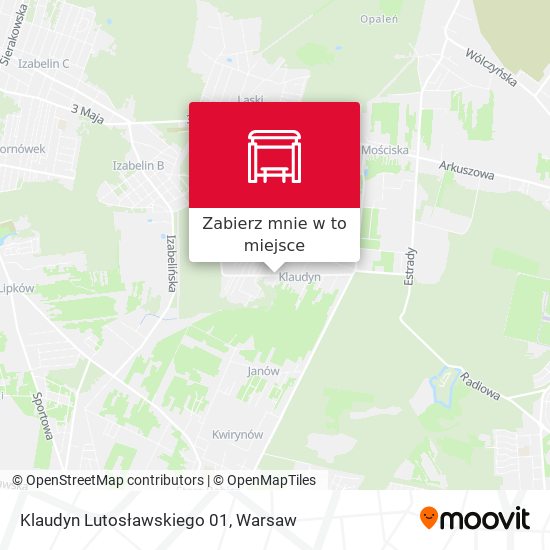 Mapa Klaudyn Lutosławskiego 01