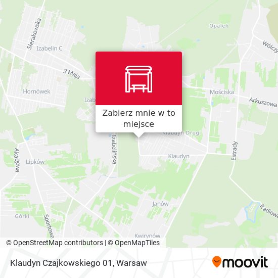 Mapa Klaudyn Czajkowskiego 01