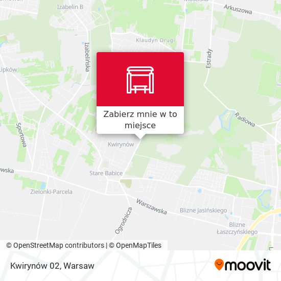 Mapa Kwirynów