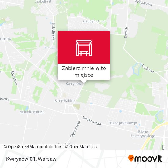 Mapa Kwirynów