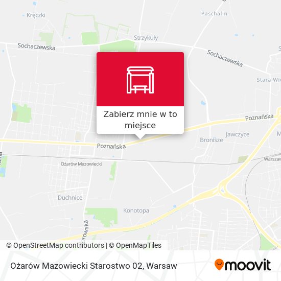 Mapa Ożarów Mazowiecki Starostwo 02