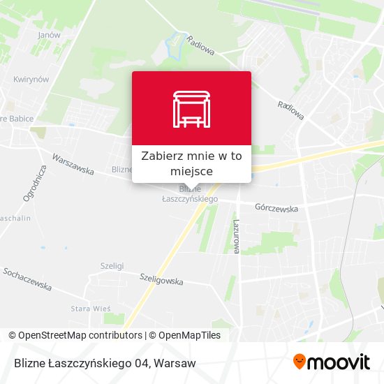 Mapa Blizne Łaszczyńskiego