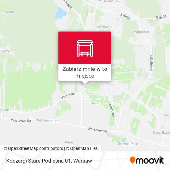 Mapa Koczargi Stare Podleśna 01