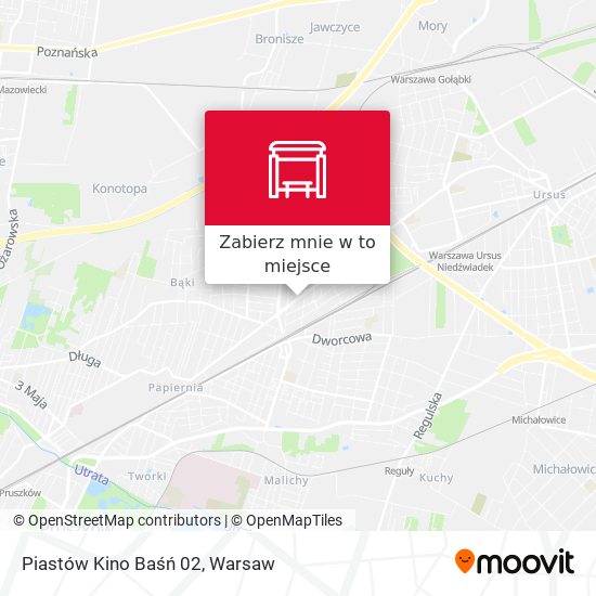 Mapa Piastów Kino Baśń 02