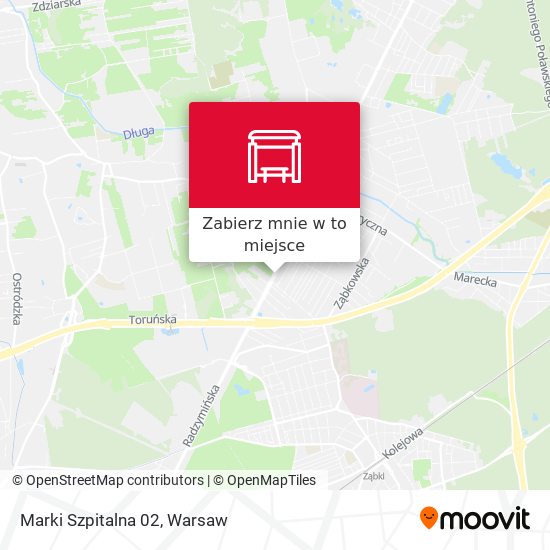 Mapa Marki Szpitalna