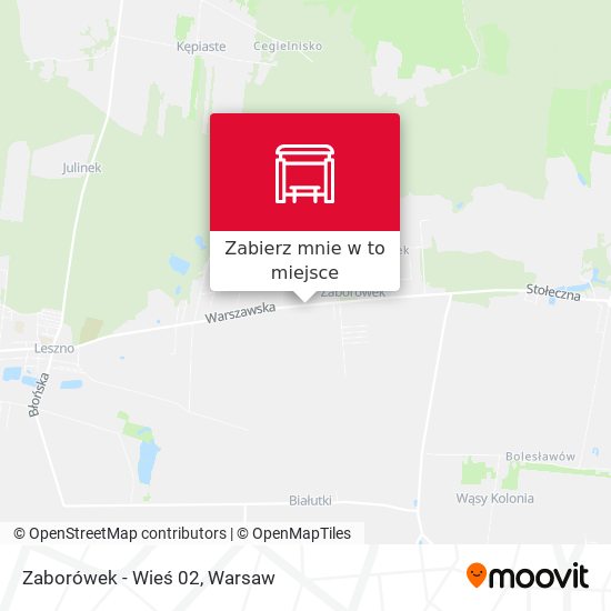 Mapa Zaborówek - Wieś 02