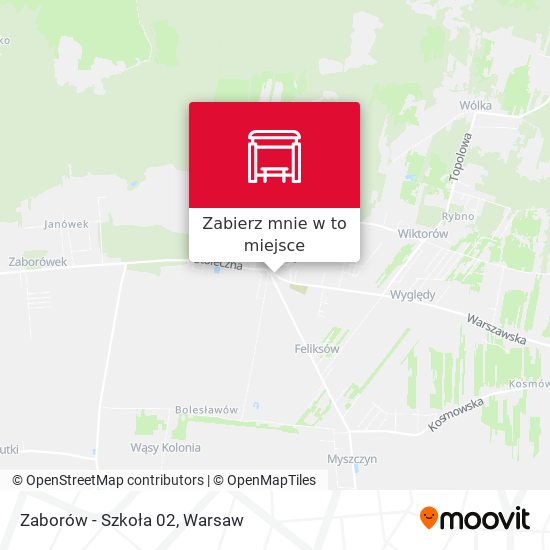 Mapa Zaborów-Szkoła