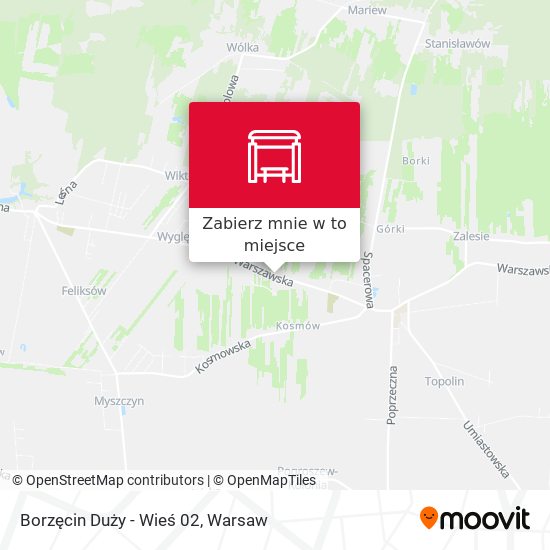 Mapa Borzęcin Duży - Wieś 02