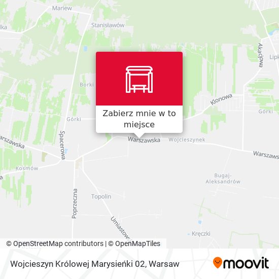 Mapa Wojcieszyn Królowej Marysieńki 02