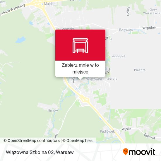 Mapa Wiązowna Szkolna 02