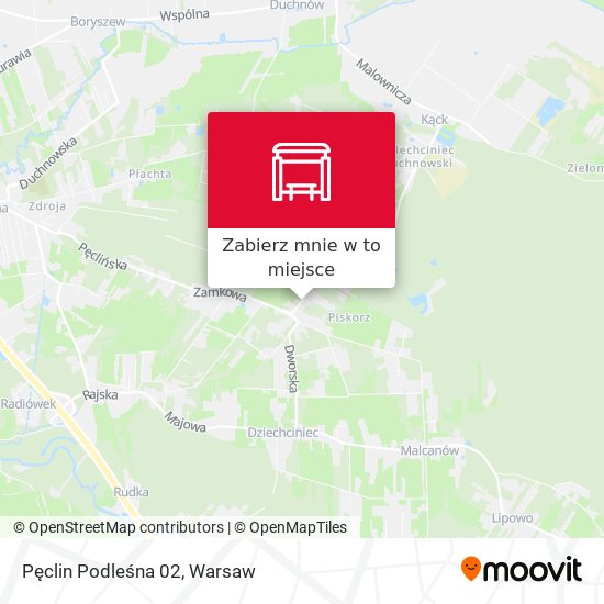 Mapa Pęclin Podleśna 02