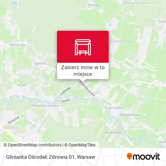 Mapa Glinianka Ośrodek Zdrowia