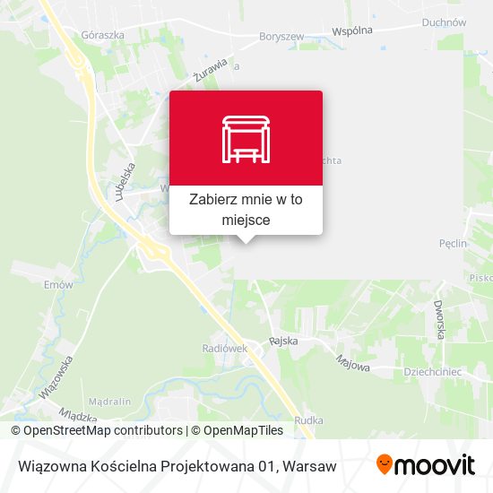 Mapa Wiązowna Kościelna Projektowana 01