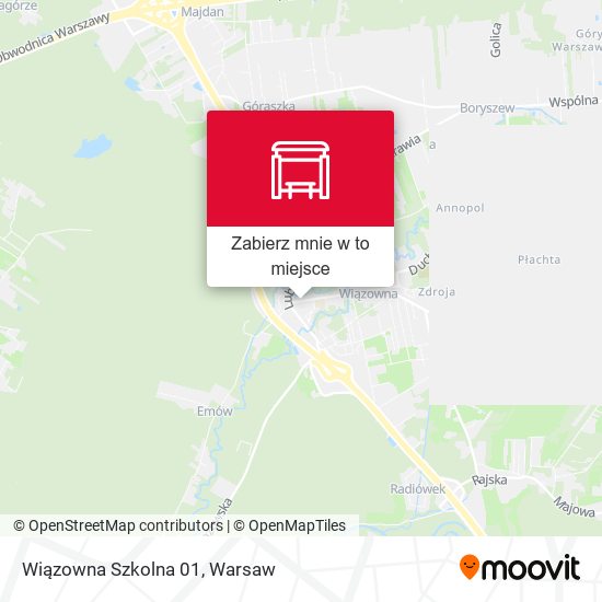 Mapa Wiązowna Szkolna 01