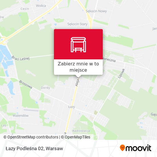 Mapa Łazy Podleśna 02