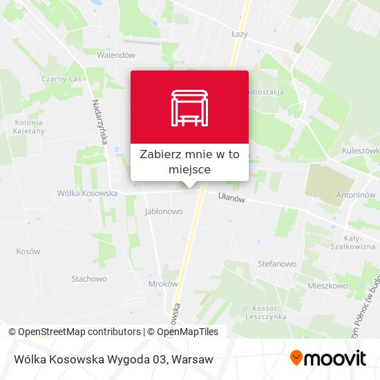 Mapa Wólka Kosowska Wygoda