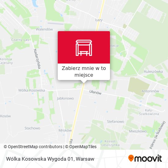 Mapa Wólka Kosowska Wygoda 01