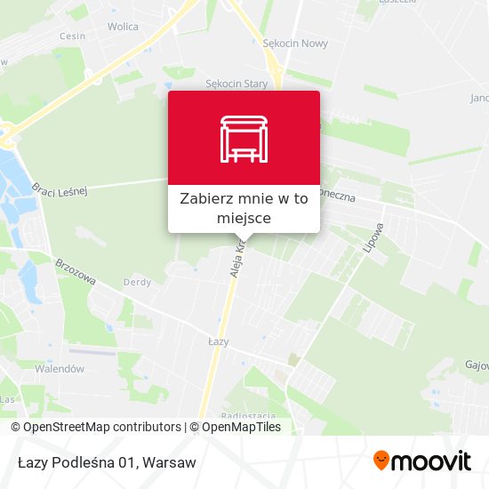 Mapa Łazy Podleśna 01