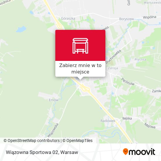 Mapa Wiązowna Sportowa 02